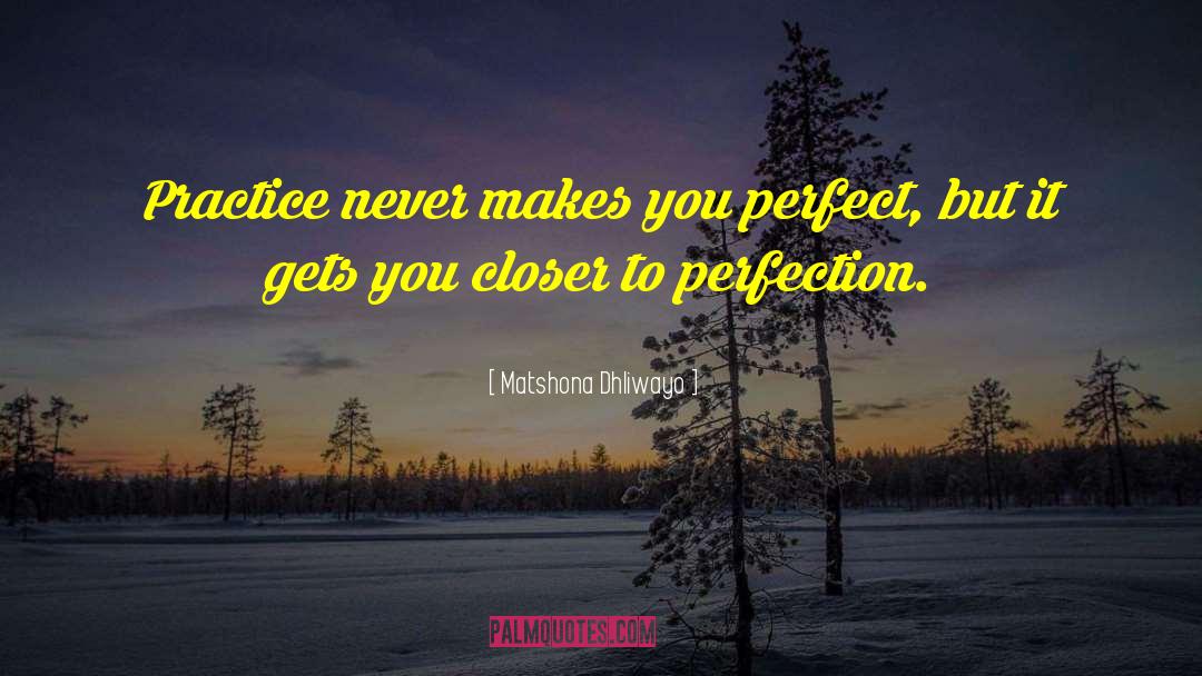 Relentless Perfection quotes by Matshona Dhliwayo