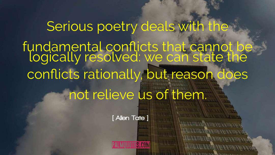 Relieve quotes by Allen Tate