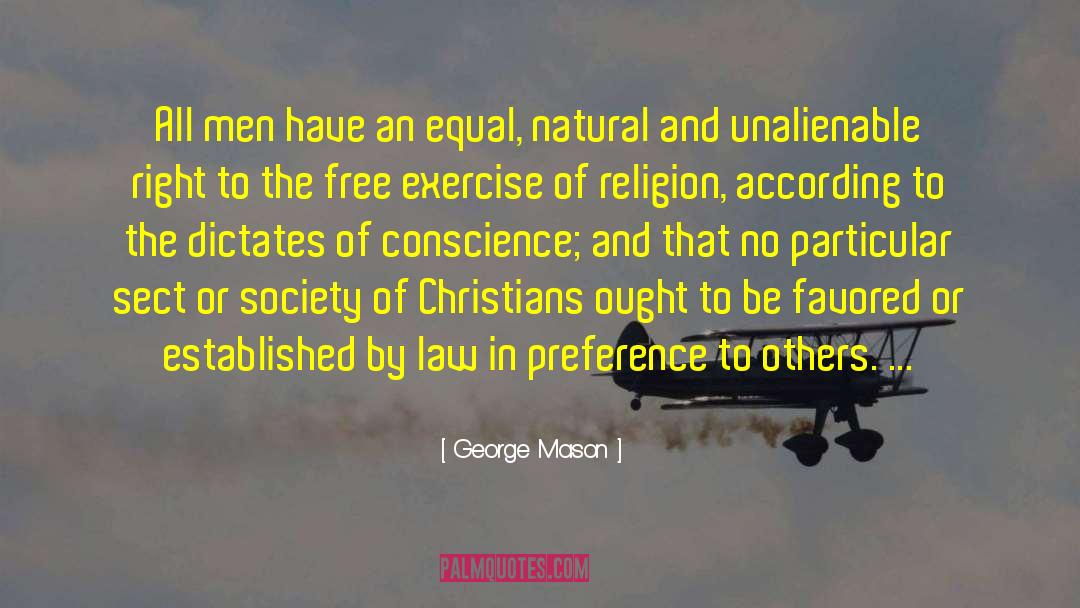 Religion And Christianity quotes by George Mason