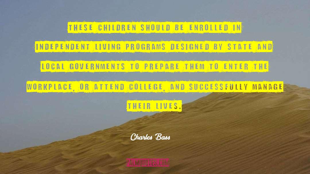 Religion And Government quotes by Charles Bass