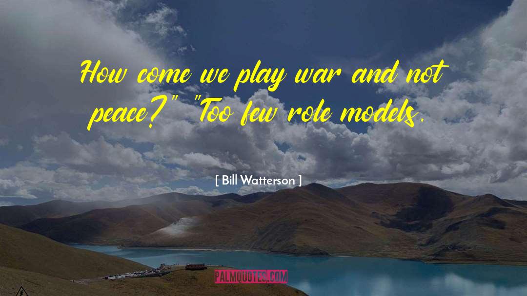 Religion And Peace quotes by Bill Watterson