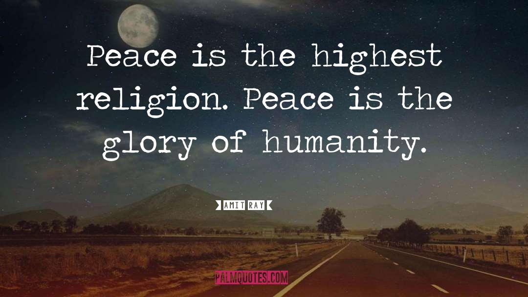 Religion And Peace quotes by Amit Ray