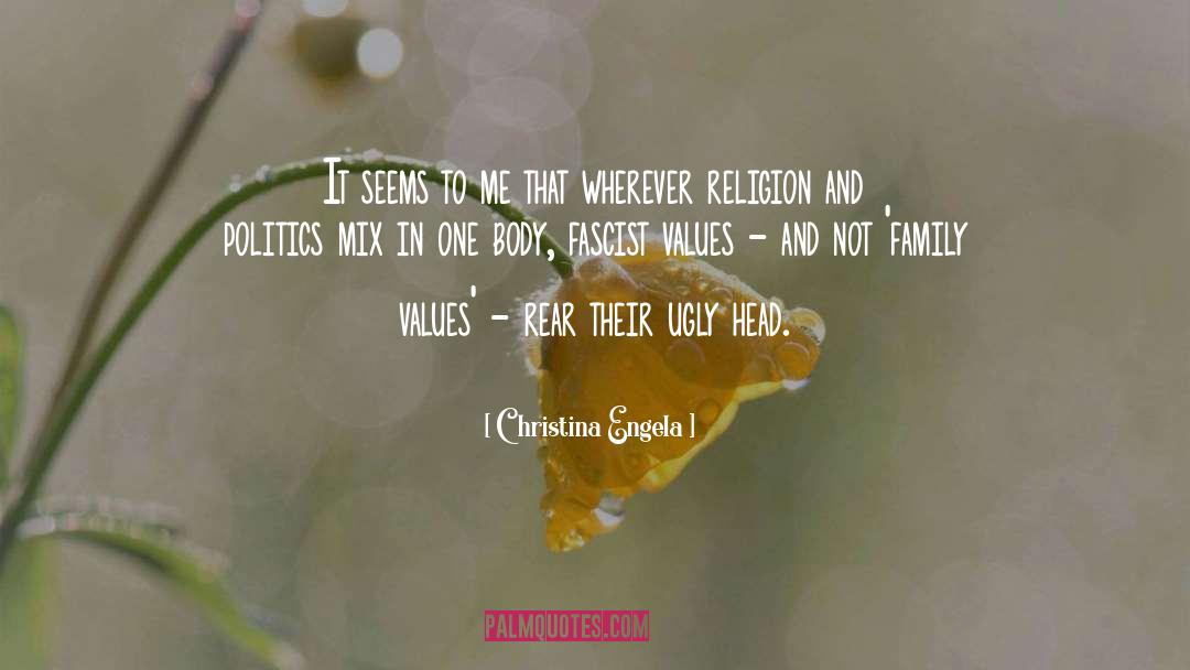 Religion And Politics quotes by Christina Engela