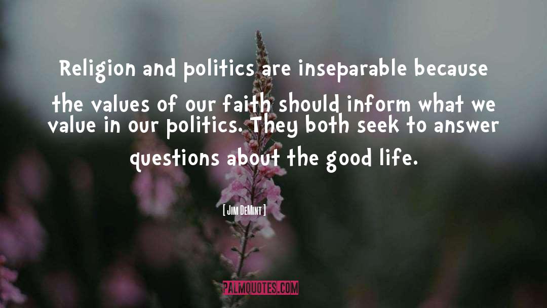 Religion And Politics quotes by Jim DeMint