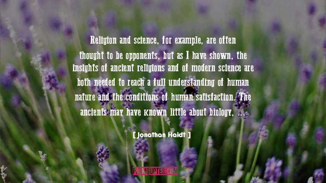 Religion And Science quotes by Jonathan Haidt