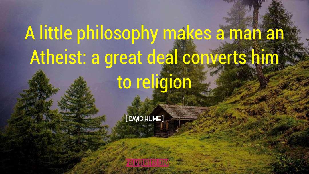 Religion Atheist quotes by David Hume