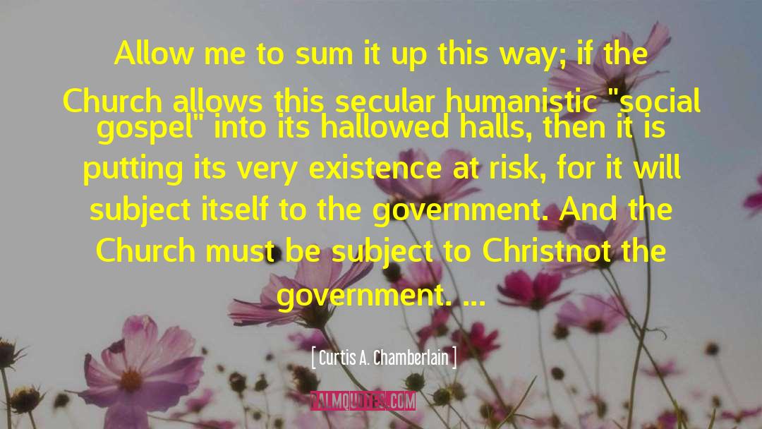 Religion Christianity quotes by Curtis A. Chamberlain