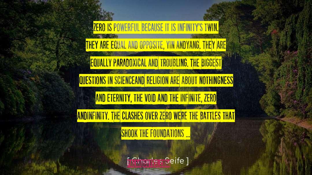 Religion Critical quotes by Charles Seife