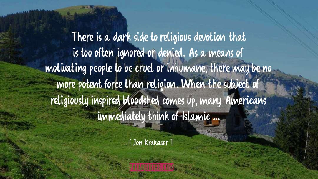 Religion Critical quotes by Jon Krakauer