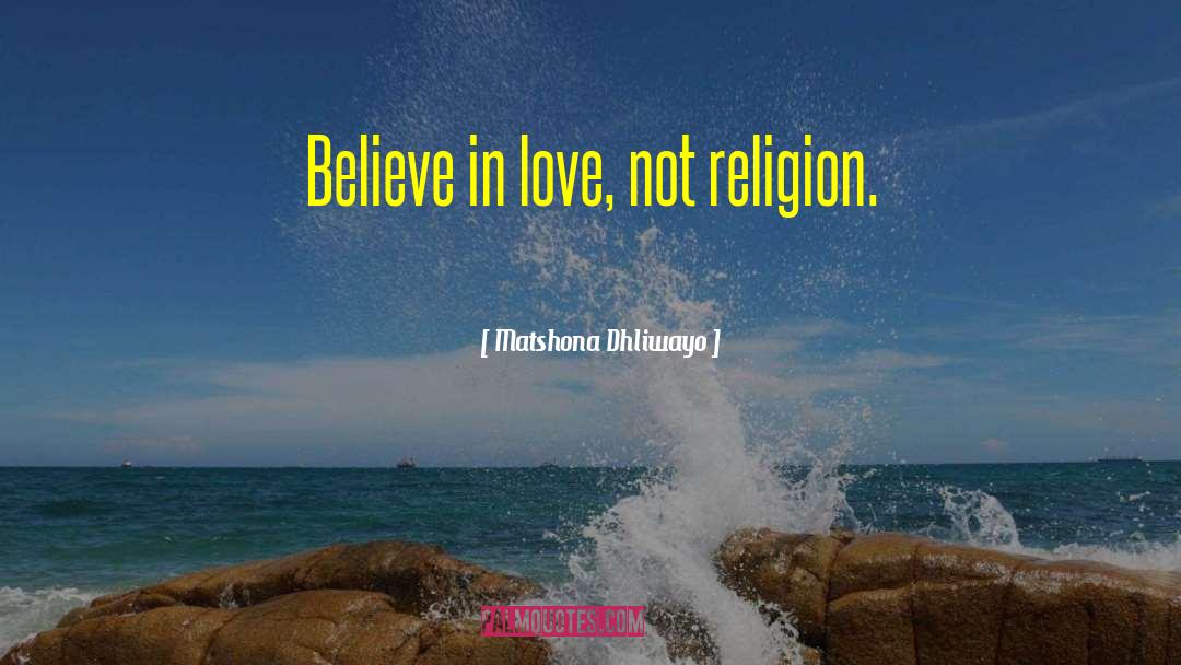 Religion Faith quotes by Matshona Dhliwayo