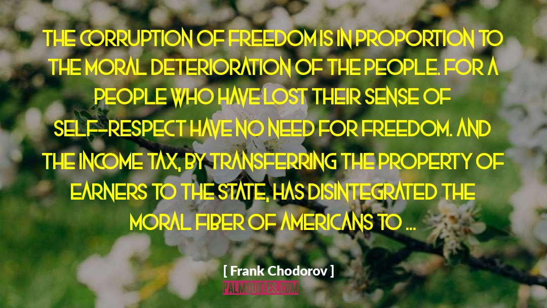 Religion Freedom quotes by Frank Chodorov