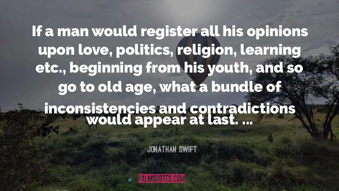 Religion Fundamentalism quotes by Jonathan Swift