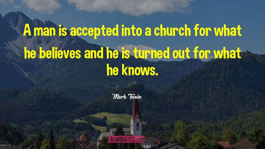 Religion Fundamentalism quotes by Mark Twain