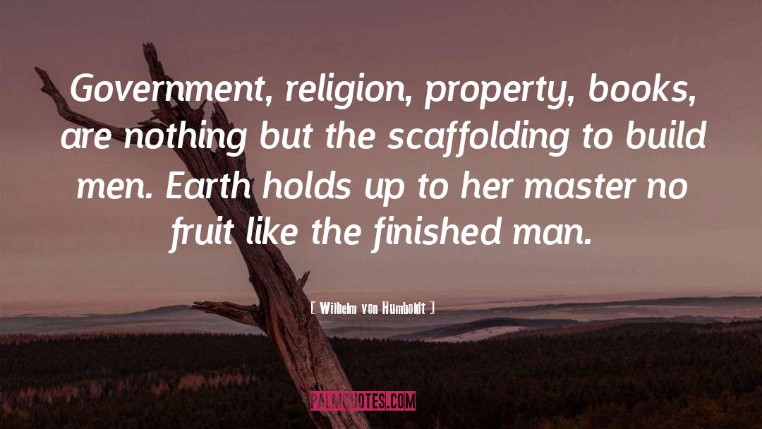 Religion Fundamentalism quotes by Wilhelm Von Humboldt