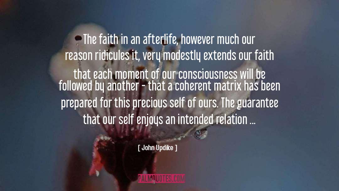 Religion God quotes by John Updike