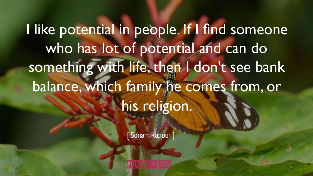 Religion Life quotes by Sonam Kapoor