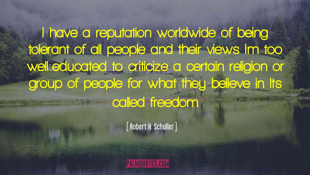 Religion Of Humanity quotes by Robert H. Schuller