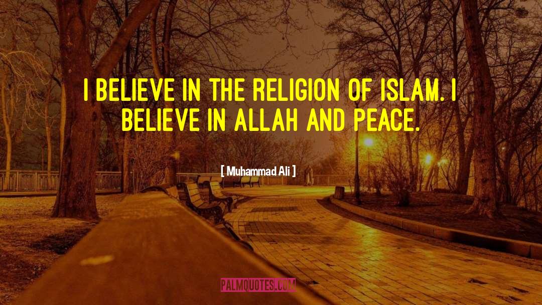 Religion Of Islam quotes by Muhammad Ali