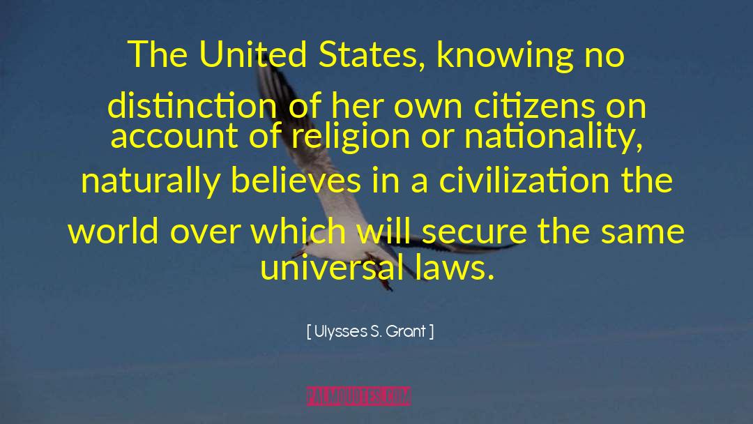Religion Of Islam quotes by Ulysses S. Grant