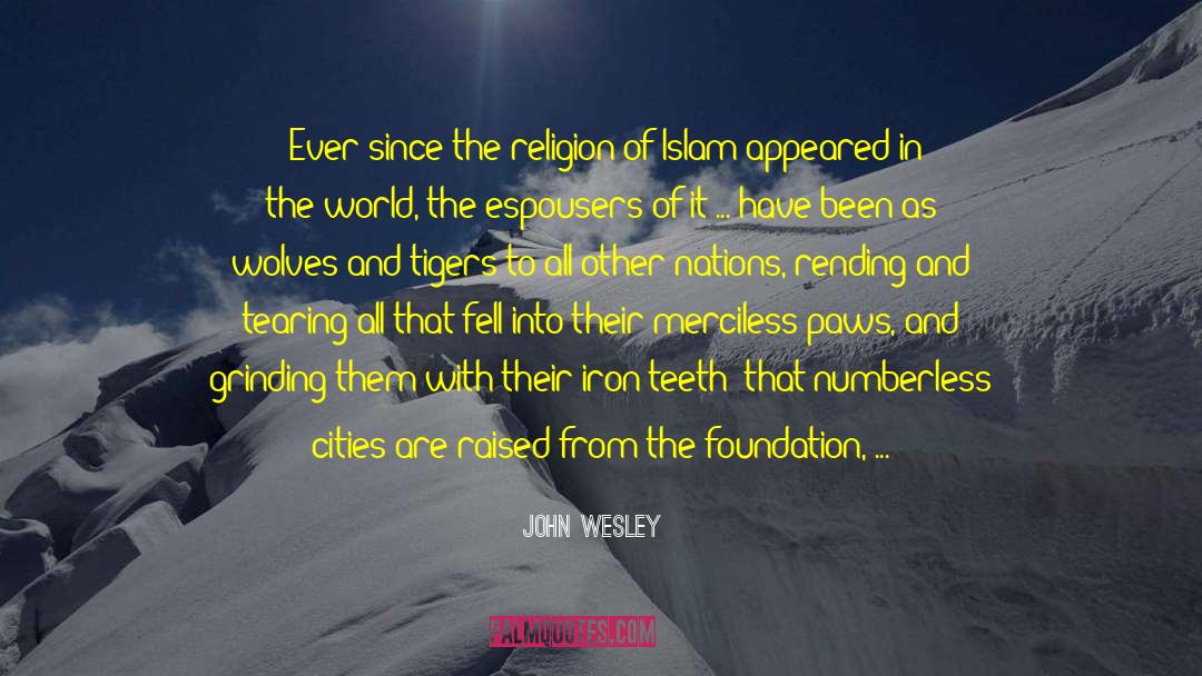 Religion Of Islam quotes by John Wesley