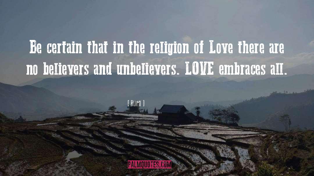 Religion Of Love quotes by Rumi