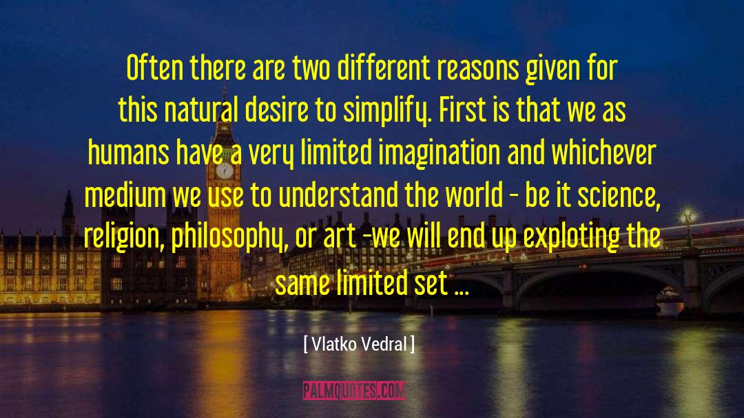 Religion Philosophy quotes by Vlatko Vedral