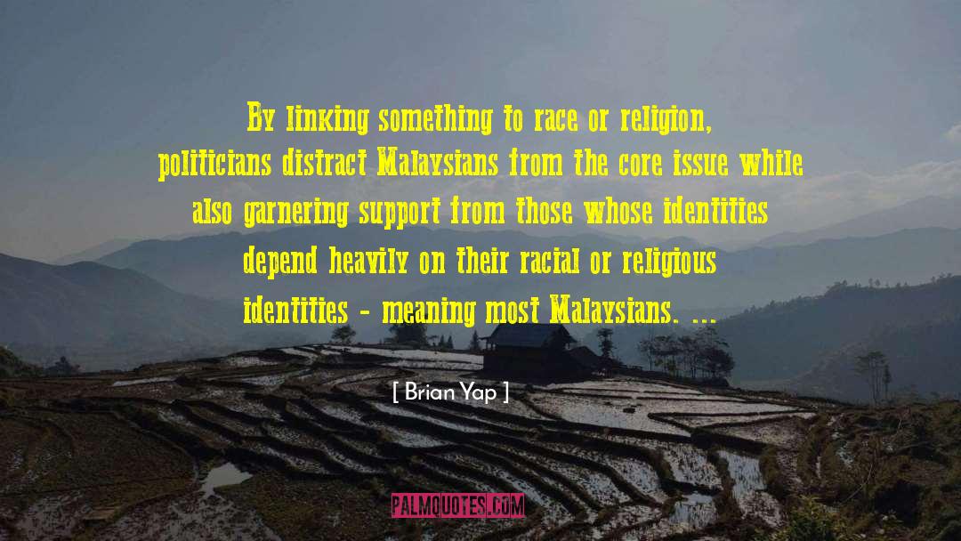 Religion Politics quotes by Brian Yap