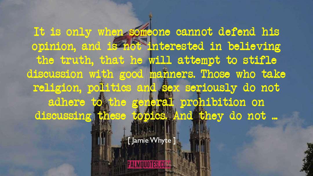 Religion Politics quotes by Jamie Whyte