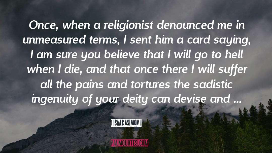 Religion quotes by Isaac Asimov