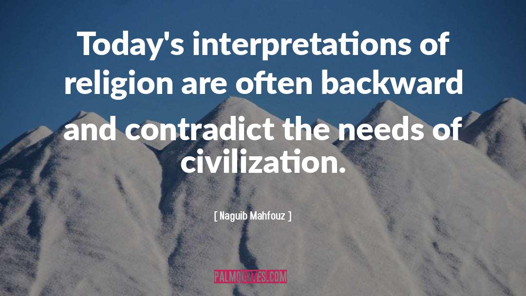 Religion Today quotes by Naguib Mahfouz