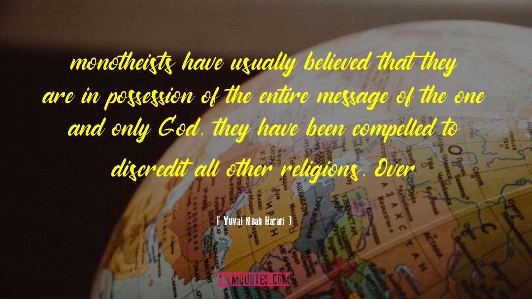 Religions And Prophets quotes by Yuval Noah Harari