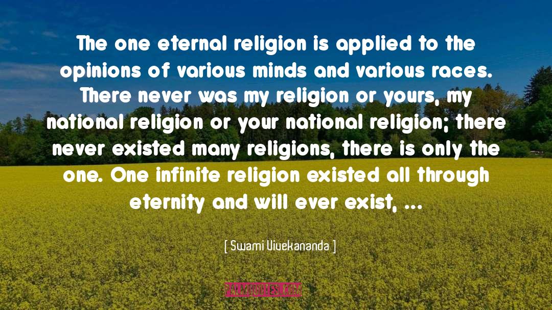 Religions quotes by Swami Vivekananda