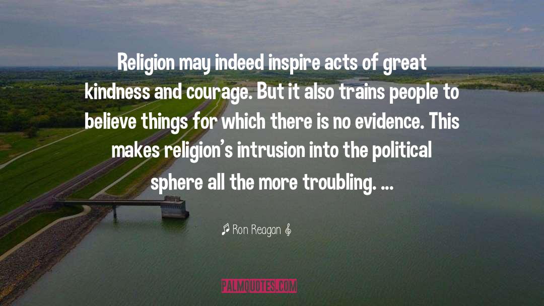 Religions quotes by Ron Reagan