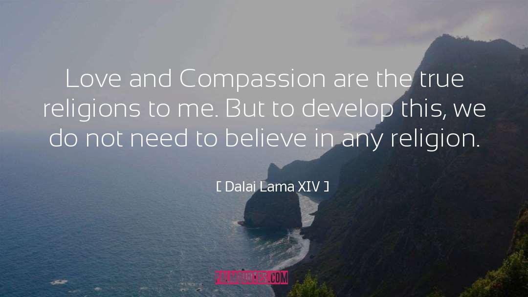 Religions quotes by Dalai Lama XIV