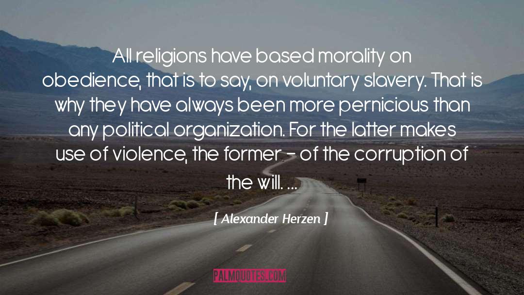 Religions quotes by Alexander Herzen