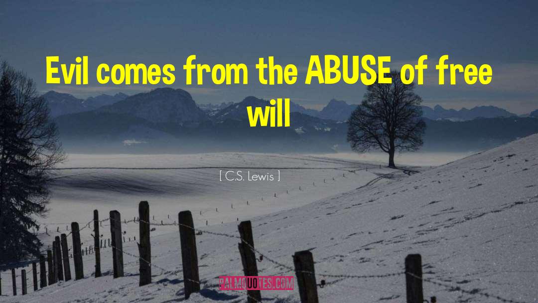 Religious Abuse quotes by C.S. Lewis