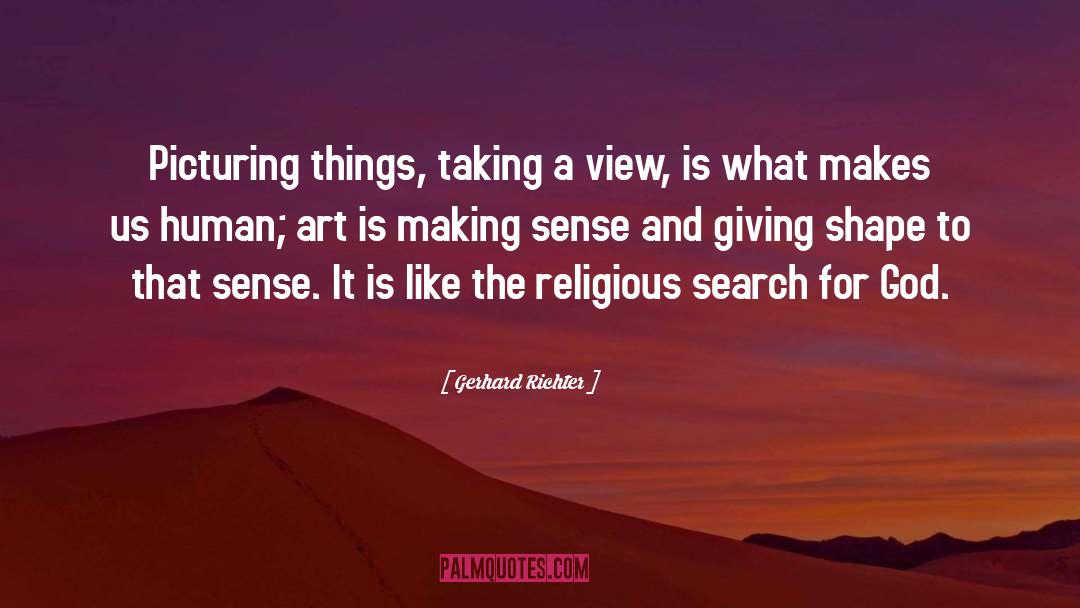 Religious Art quotes by Gerhard Richter