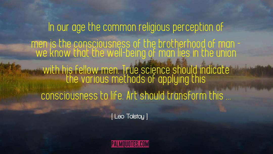Religious Art quotes by Leo Tolstoy