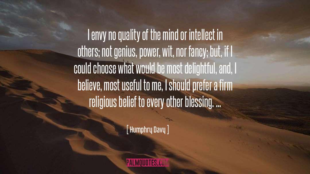 Religious Belief quotes by Humphry Davy