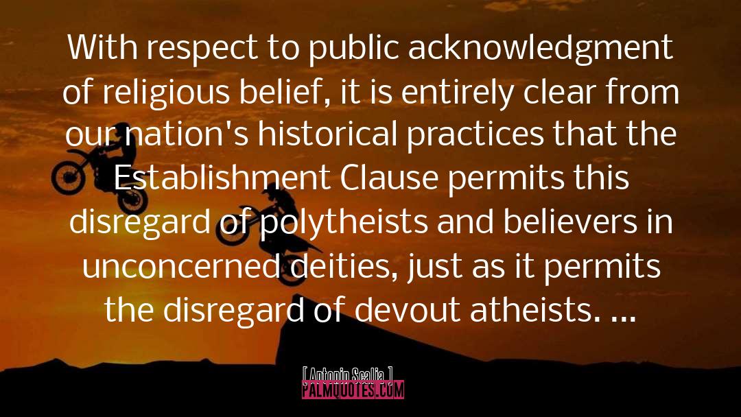Religious Belief quotes by Antonin Scalia