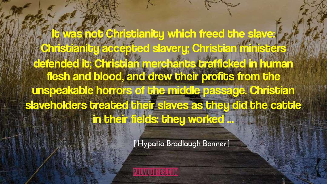Religious Belief quotes by Hypatia Bradlaugh Bonner