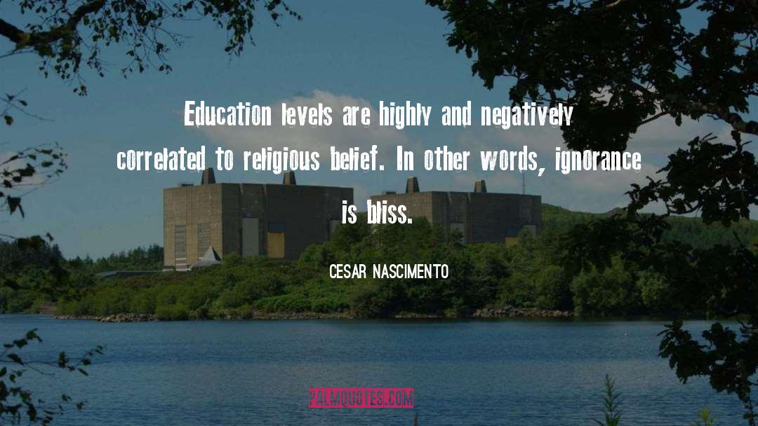 Religious Belief quotes by Cesar Nascimento