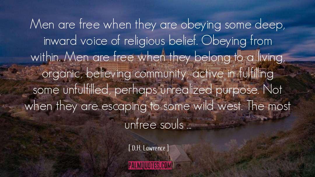 Religious Belief quotes by D.H. Lawrence
