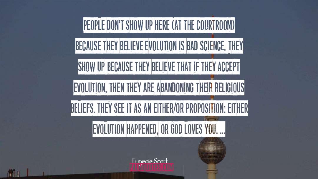 Religious Beliefs quotes by Eugenie Scott