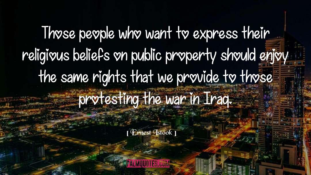 Religious Beliefs quotes by Ernest Istook