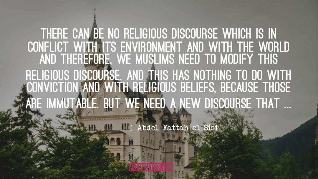 Religious Beliefs quotes by Abdel Fattah El-Sisi