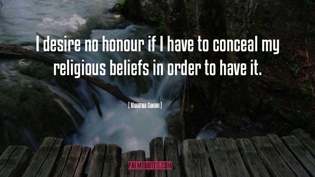 Religious Beliefs quotes by Mahatma Gandhi