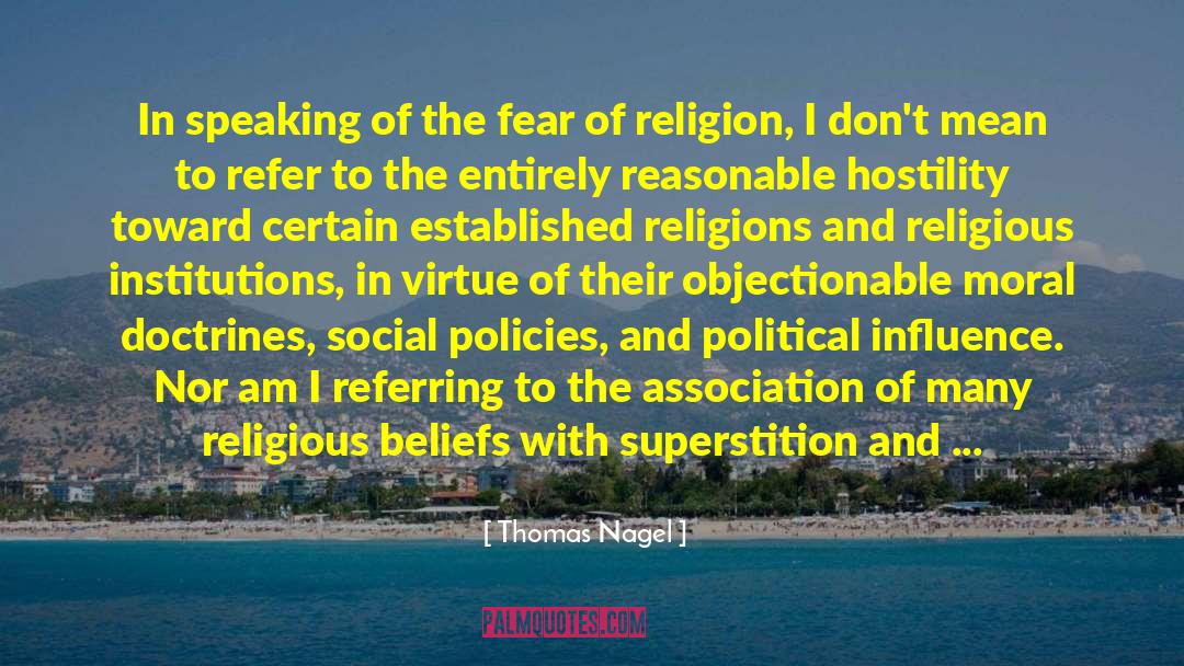 Religious Believers quotes by Thomas Nagel