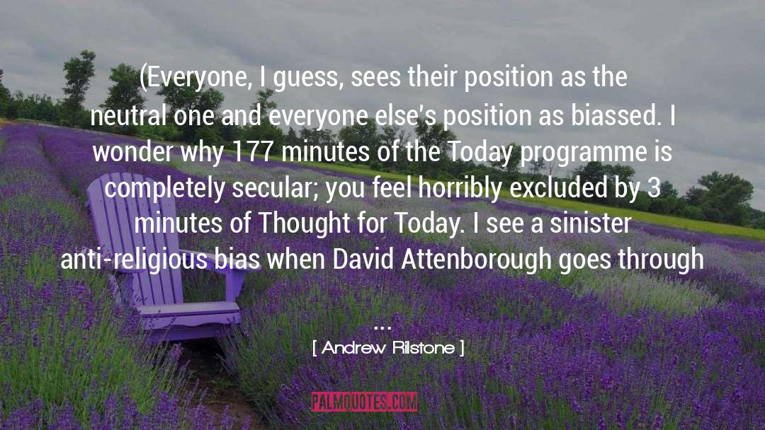 Religious Bias quotes by Andrew Rilstone