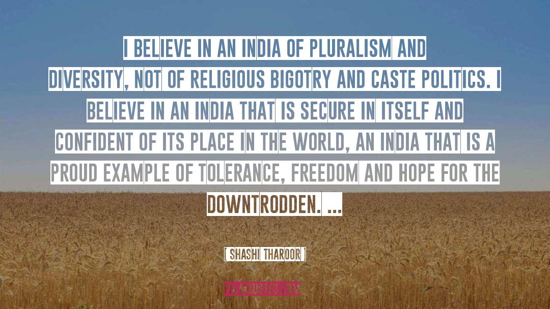 Religious Bigotry quotes by Shashi Tharoor